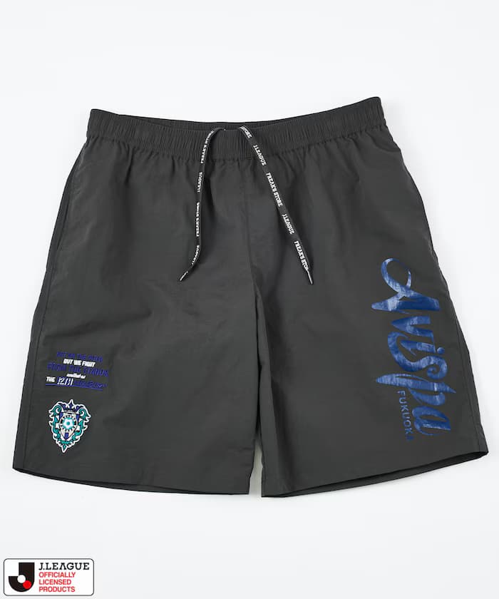 J.LEAGUE × FREAK'S STORE 聯名限定 SUPPORTERS NYLON SHORTS 【阿比斯巴福岡】