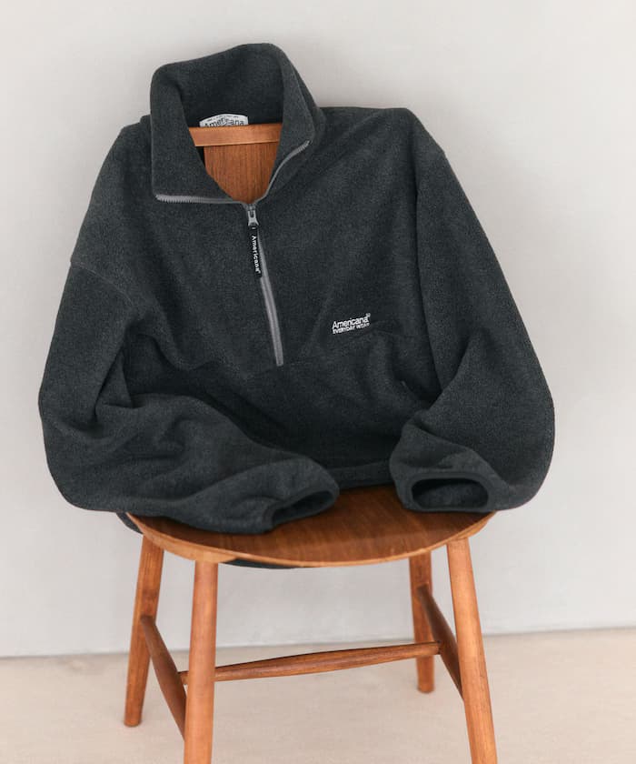 Americana × Firsthand 聯名限定 半拉鏈刷毛 套頭衫【限定款】