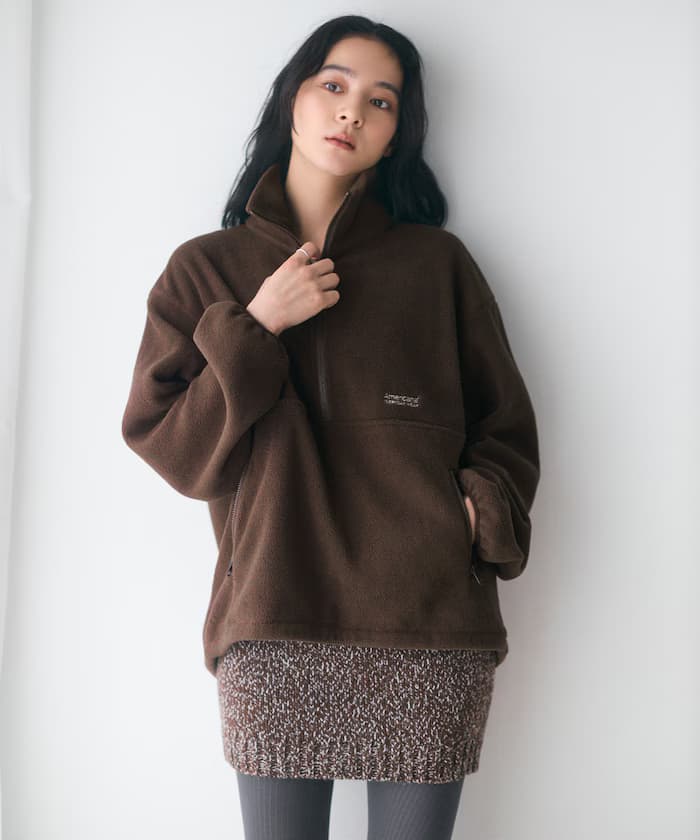 Americana × Firsthand 聯名限定 半拉鏈刷毛 套頭衫【限定款】