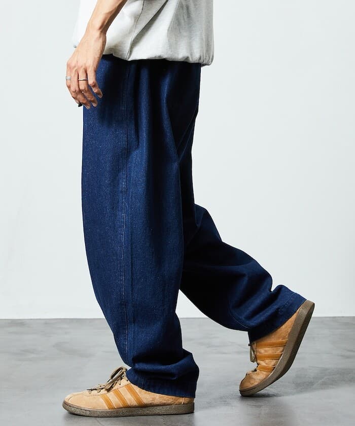 FREAKS STORE 寬版錐型褲(男女同款)