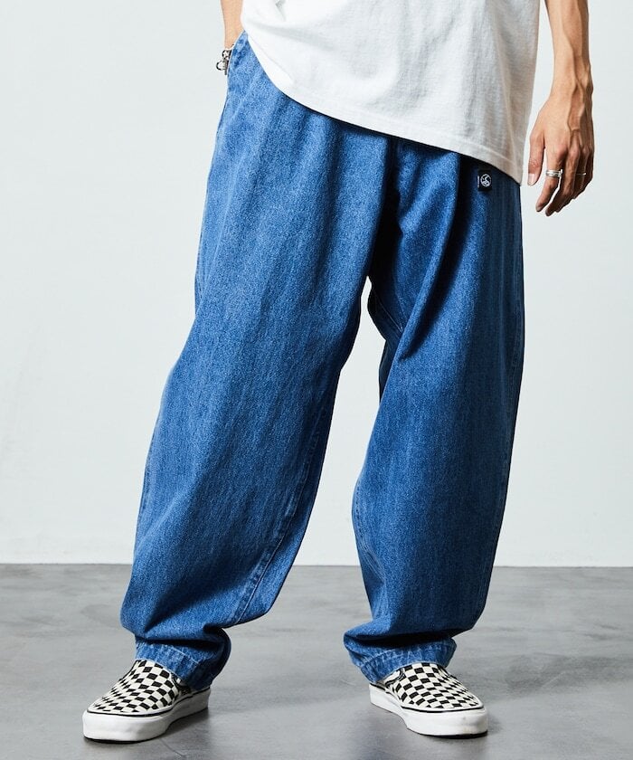 FREAKS STORE 寬版錐型褲(男女同款)