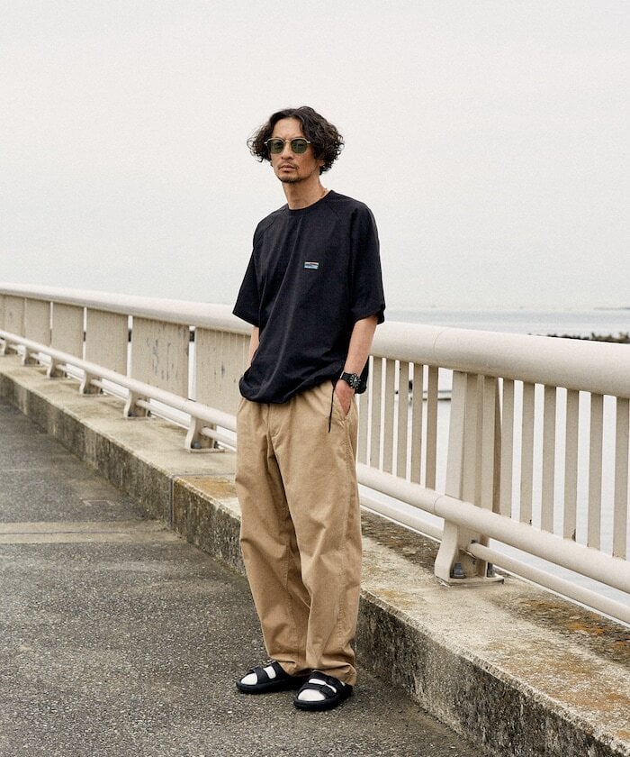 FREAKS STORE 寬版錐型褲(男女同款)