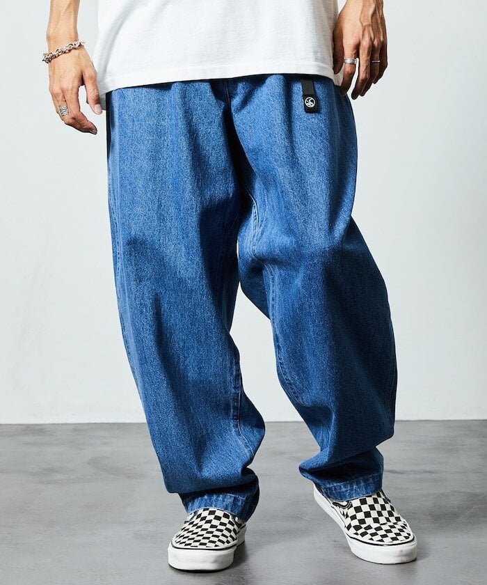 FREAKS STORE 寬版錐型褲(男女同款)
