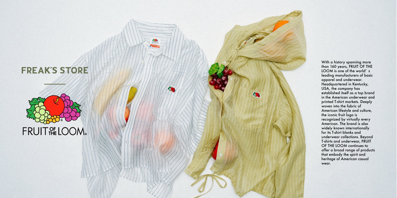 FRUIT OF THE LOOM × FREAK'S STORE